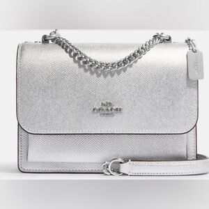 Coach Silver Shoulder/Crossbody Bag